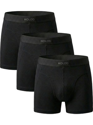 Holod Erkek Boxer Brief 3’lü Paket –%95 Organik Pamuk%5 Elastan – Esnek, Nefes Alabilir Premium Iç Çamaşırı