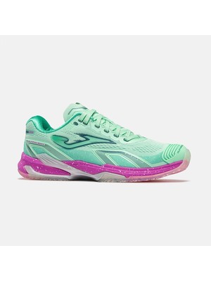 Joma TULLS2627OM Ultra Light Lady Toprak Kort Tenis & Padel Kadın Ayakkabısı - Turkuaz/pembe