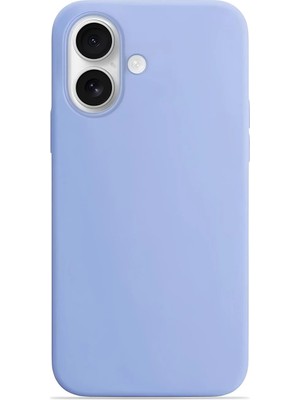 Velvoria iPhone 17 Soft Touch Lansman Silikon Kılıf Gökyüzü Mavi
