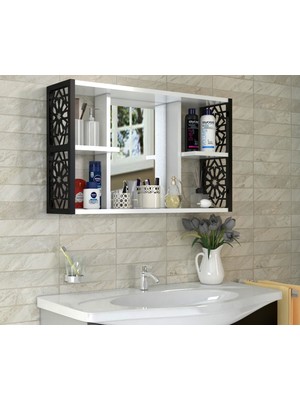 The Violett Remaks Terek Remaks Aynalı Banyo Dolabı Beyaz