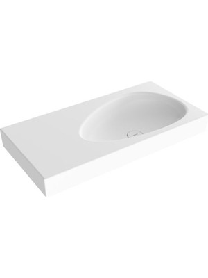 Bocchi Etna Etajerli Lavabo 90 cm Beyaz