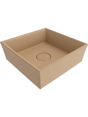 Bocchi Vessel Tezgah Üstü Lavabo 36X38 cm - Mat Kaşmir