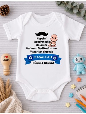 Eydu Baby Evet! Biz İkiziz Bebek Body Beyaz Badi Çıtçıtlı Zıbın