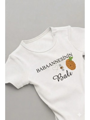 Eydu Baby Organik Pamuk zıbın Little Romeo Baskılı Bebek Body Uzun Kollu Çıtçıtlı Badi Zıbın