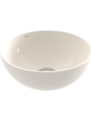 Bocchi Sottile Slim Tezgah Üstü Yuvarlak 26 cm Lavabo Parlak Bisküvi