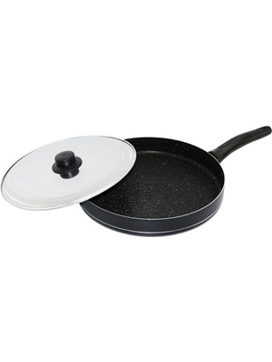 Uravas Store 30CM Metal Kapakli  Balik  Tavasi (5528)
