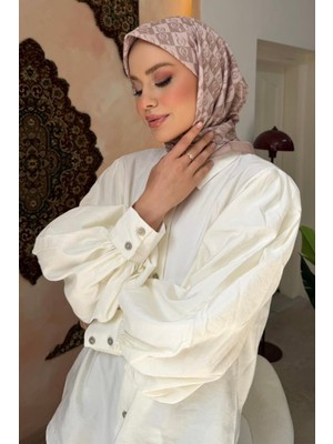 İmaj Butik Vizon Desenli Soft Eşarp