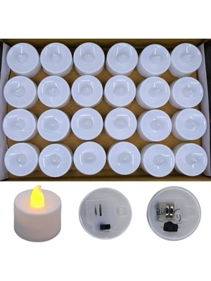 Yvz Store Pilli Mum 1.8cm 24'lü Paket