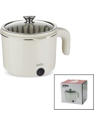 Uravas Store Elektri̇kli̇ Çok Fonksi̇yonlu Pi̇şi̇ri̇ci̇ Paslanmaz Çeli̇k Tencere 800ML SCO-5063 (5528)