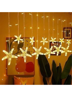 Yvz Store Yıldız Perde LED Günışığı Fişli
