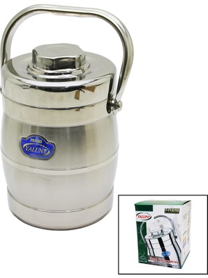 Uravas Store Metal Kova 3lü Sefer Tasi Saklama Kabi 1.6lt (5528)