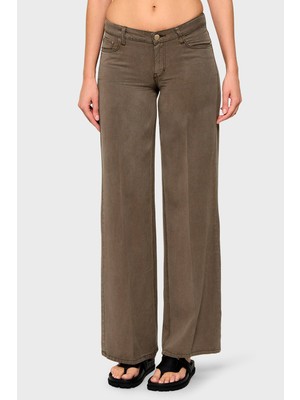 Guess Sexy Wide Leg Fit Geniş Paça Palazzo Pantolon W4GA96WDP85 Bayan Pantolon W4GA96 WDP85 G1EC