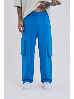 Machinist Clothing Erkek Kargo Cepli Oversize Baggy Eşofman Altı Lens