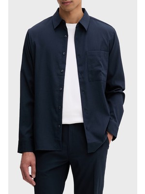 Calvin Klein Regular Fit Göğüs Cepli Gömlek LV04LF108GCEF Erkek Gömlek LV04LF108G Cef