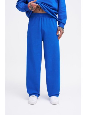 Machinist Clothing Erkek Basic Diagonal Baggy Eşofman Altı Açık Mavi