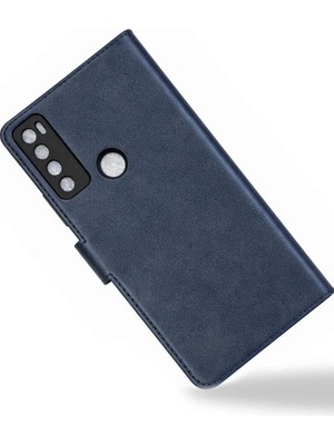 Colezium Tcl 20 Se Trend S Plus Kapaklı Kılıf - Lacivert