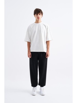 Machinist Clothing Erkek Relaxed Jogger Basic Eşofman Altı Siyah
