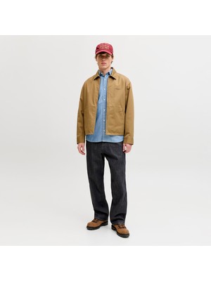 Jack & Jones Erkek Baggy Fit Yüksek Bel Jean - Alex