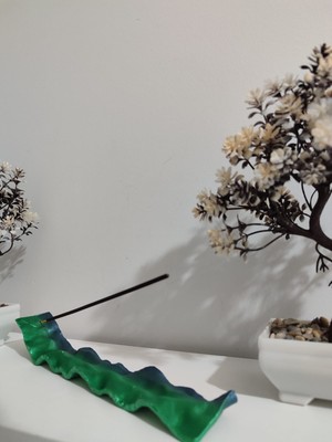 Meta Threed Renk Geçişli Modern Tasarım Tütsülük -24 cm - 3D Baskı