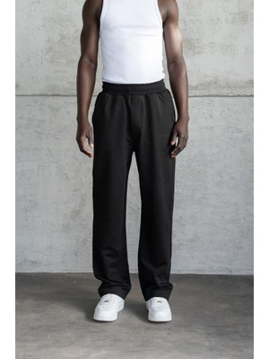 Machinist Clothing Erkek Basic Oversize Baggy Eşofman Altı Siyah