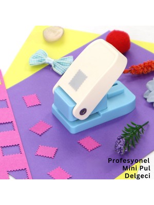 Roco Paper Co. Posta Pulu Şekilli Mini Delgeç Delgeç, Dıy, Hobi El Işleri Kağıt ve Eva Kesici 12,9 x 16 mm Hobi El İşleri için Ergonomik Tasarım