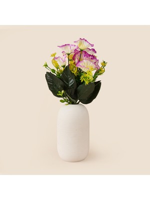 Evidea Deco Morning Glory 6'lı Dal Çiçek - Renkli - 30 cm