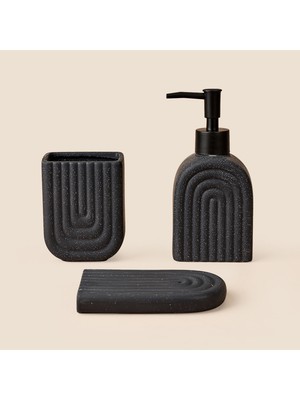 Acar Rory Pure 3'lü Banyo Seti - Siyah