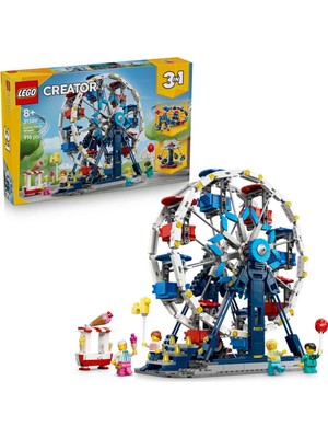 LEGO Creator 3’ü 1 Arada Ikonik Dönme Dolap 31389 - Ufo Yolculuğu Veya Atlıkarınca Olarak Inşa Edilebilen Yaratıcı Oyuncak Yapım Seti (916 Parça)