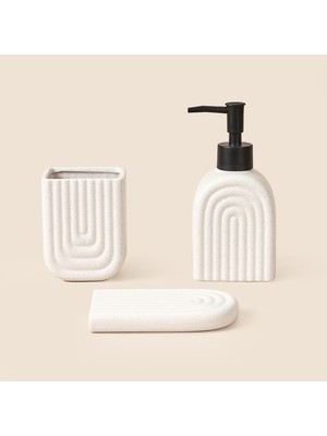 Acar Rory Pure 3'lü Banyo Seti - Beyaz