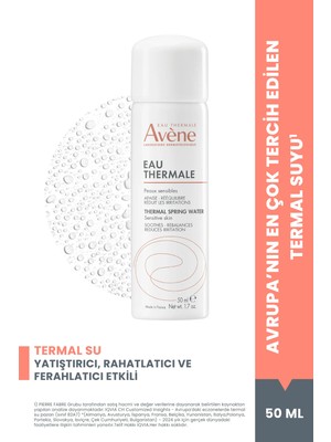 Avene Yatıştırıcı, Rahatlatıcı ve Ferahlatıcı Termal Su 50 ml