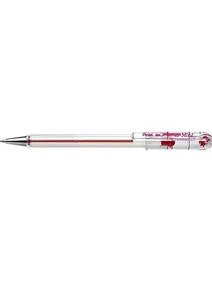 Uravas Store Pentel Mini 0.7 mm Yağ Bazlı Roller Kalem 12'li Kutu Kirmizi