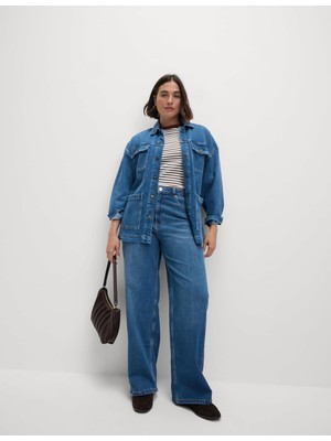 Marks & Spencer Wide Leg Kadın Jean