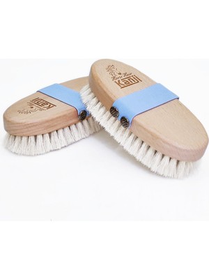 Hype Store %100 Doğal At Kılı Masaj ve Kuru Fırçalama Için Bebe Mavi Kemerli Vücut Peeling Selülit Fırçası