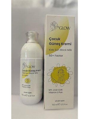 Hype Store Miglow Çocuk Güneş Kremi, Spf 50+ Uva+Uvb Koruma, Vitamin E Plus, 150 Ml, Tüm Cilt Tipleri Için