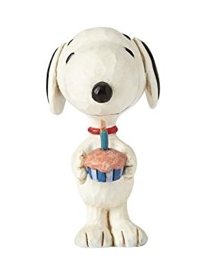 SDT Group Peanuts By Jim Shore Snoopy Doğum Günü Figürü, 7,6 Cm, Çok Renkli
