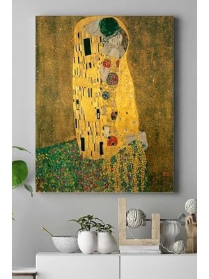 Hype Store (PSTER16666) Klimt - The Kiss Sanatsal Kanvas Tablo 50 x 70