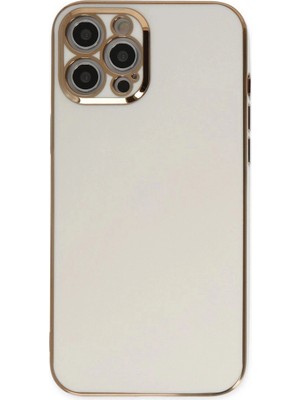 Colezium Iphone 12 Pro Max Kılıf Volet  - Beyaz