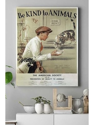 Hype Store (PSTER14958) Animals Kanvas Tablo 30 x 40