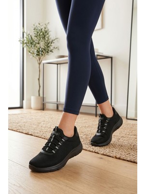 Look Life 26107 Incim Siyah Unisex Günlük Sneaker Yazlık Fileli Spor Ayakkabı