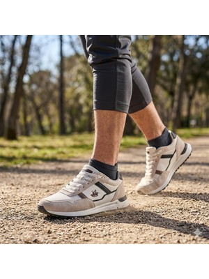 Bukond Günlük Rahat Yürüyüş Ayakkabısı File Detaylı Sneaker Spor Ayakkabı