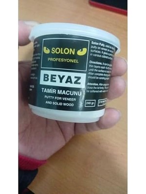 Çok Amaçlı Ahşap Parke Masa Sehpa Çizik Çok Amaçlı Tamir Dolgu Macunu Beyaz 240 gr