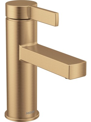 Beric Bronzlaştırılmış Altın Modern Tek Kolu Tek Delikli Banyo Bataryası Drenaj Montajlı ve Banyo Lavabonuz Için Isteğe Bağlı Deckplate Ile, 84774BZG