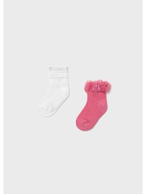 Mayoral Kız Bebek Ikili Soket Çorap Set Pembe