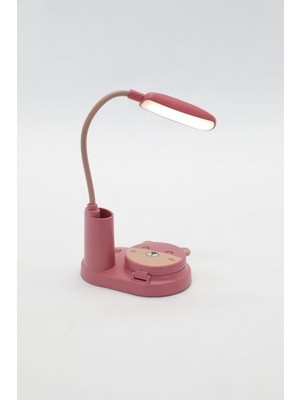 Favora Aynalı Masa Üstü Çocuk Lambasi - Pembe