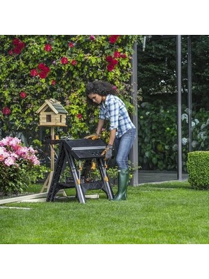 Cat DH1005 Çok Fonksiyonlu Katlanabilir Çalışma Tezgahı + 2 Adet Tetik Işkence