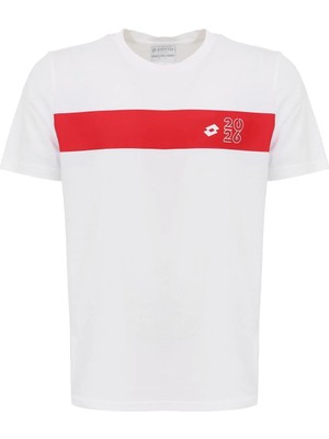 Lotto ml Sprıt OF08 T-Shırt Beyaz Erkek Kısa Kol T-Shirt