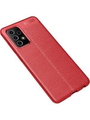 Colezium Galaxy A52 Kılıf Auto Fus Kapak - Kırmızı