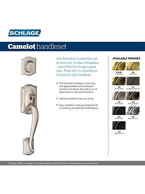Camelot Tek Silindir Tutma Kolu ve Vurgu Kolu, Eski Bronz (F60 V Cam 716 Acc)