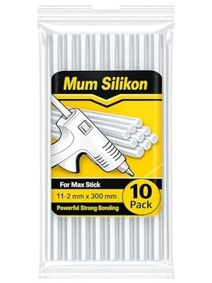 Silikon Mum Çubukları, Ince, 7.4mm, 10'lu Paket