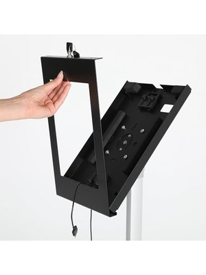 Kavisli Siyah Tablet Standı